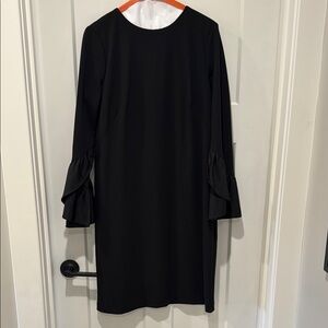 Women’s Ralph Lauren Black Ruffle Sleeve Dress